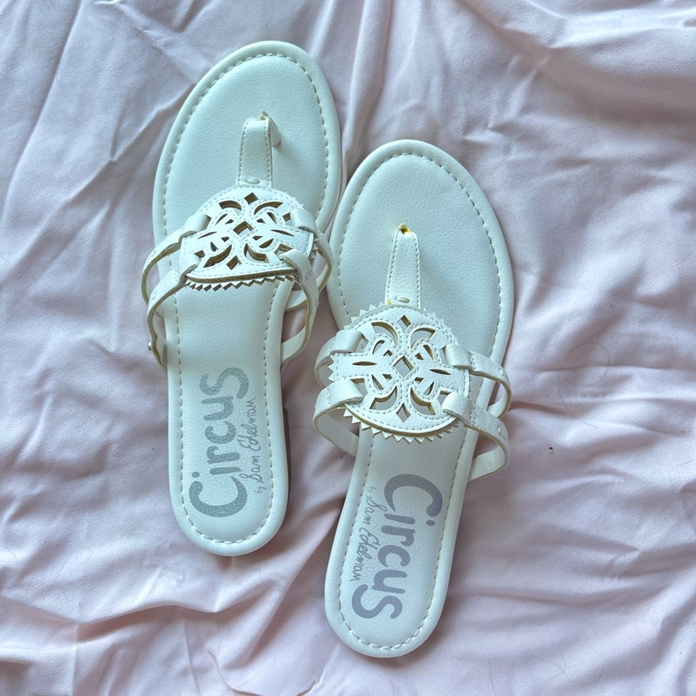 Circus white sandals